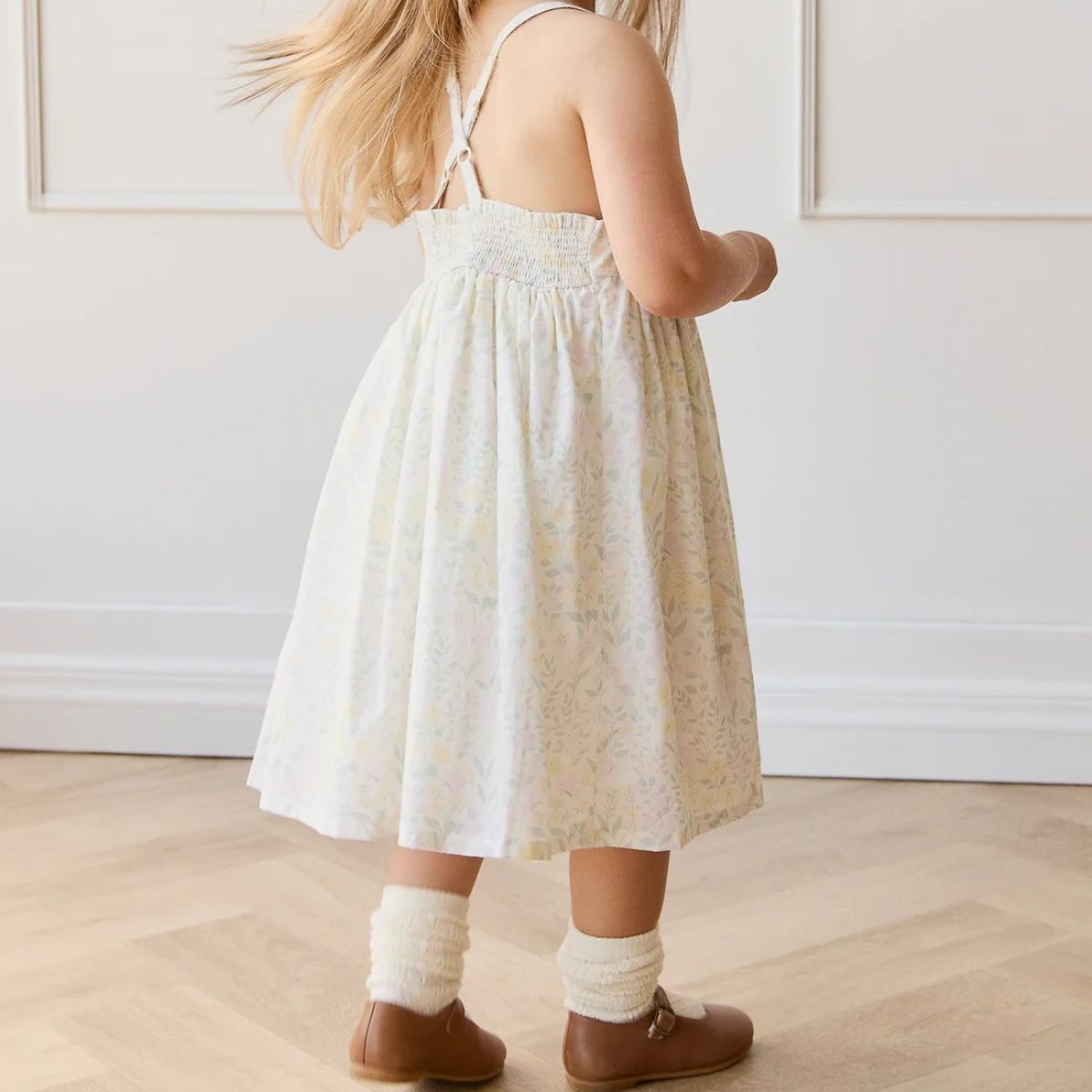 Jamie Kay Organic Cotton Pippa Dress - Daphne Egret | Mothercare 👶